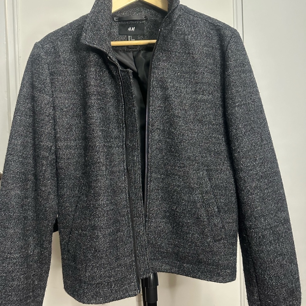H&M mens wool jacket, size small